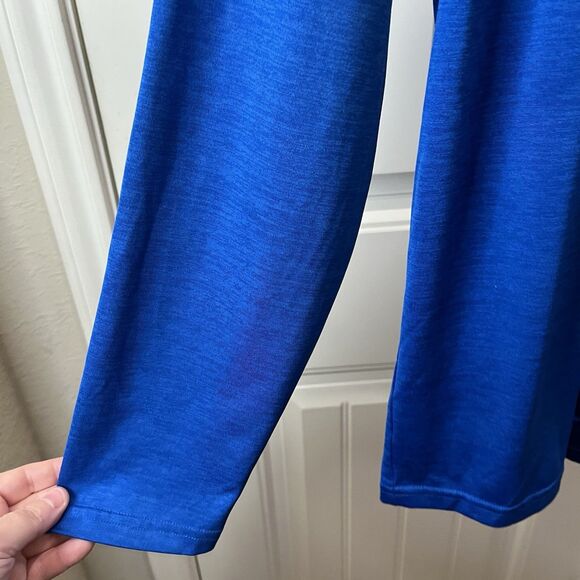 Under Armour Pullover Mens L Large Blue Long Sleeve Quarter Zip Mock Training - Picture 4 of 10